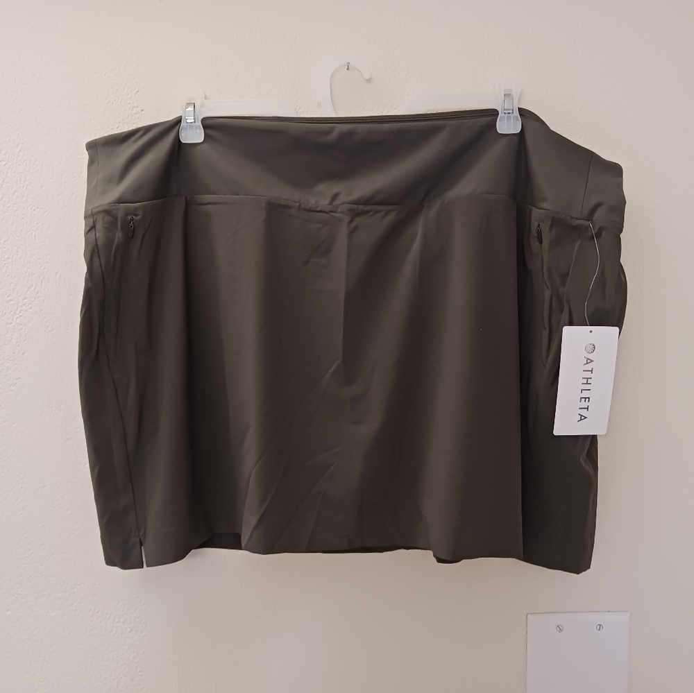 Athleta Soho Skort Mountain Olive Size 26